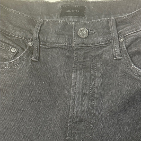 MOTHER Insider Crop Step Fray Jeans in Not Guilty - Picture 4 of 7